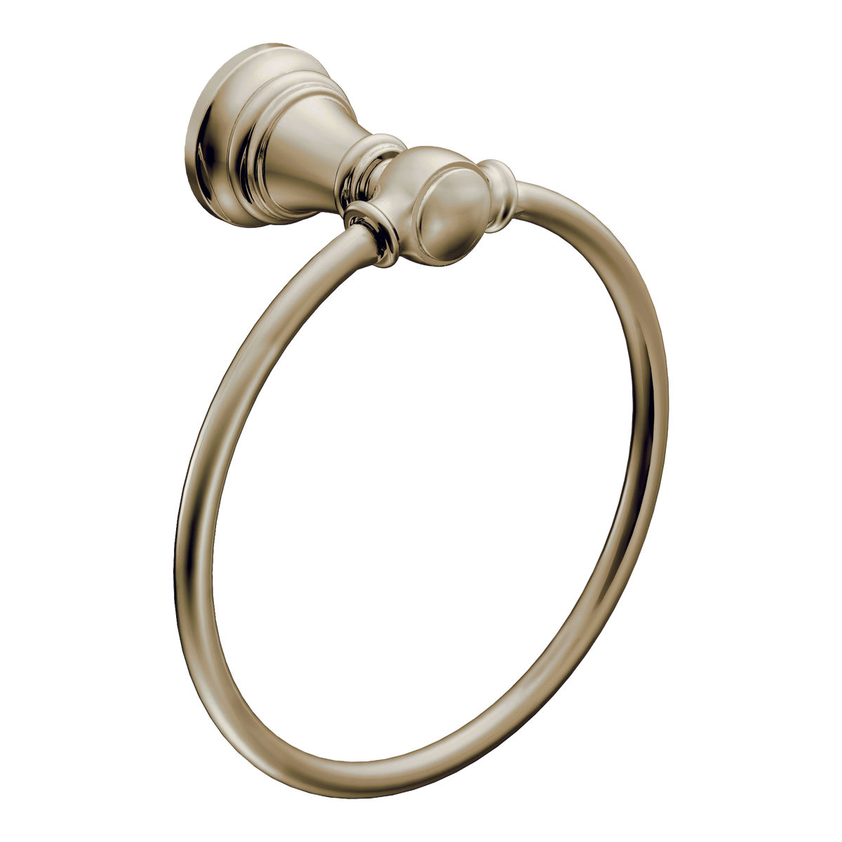 Moen Weymouth Towel Ring YB8486 in Polished Nickel (YB8486NL)
