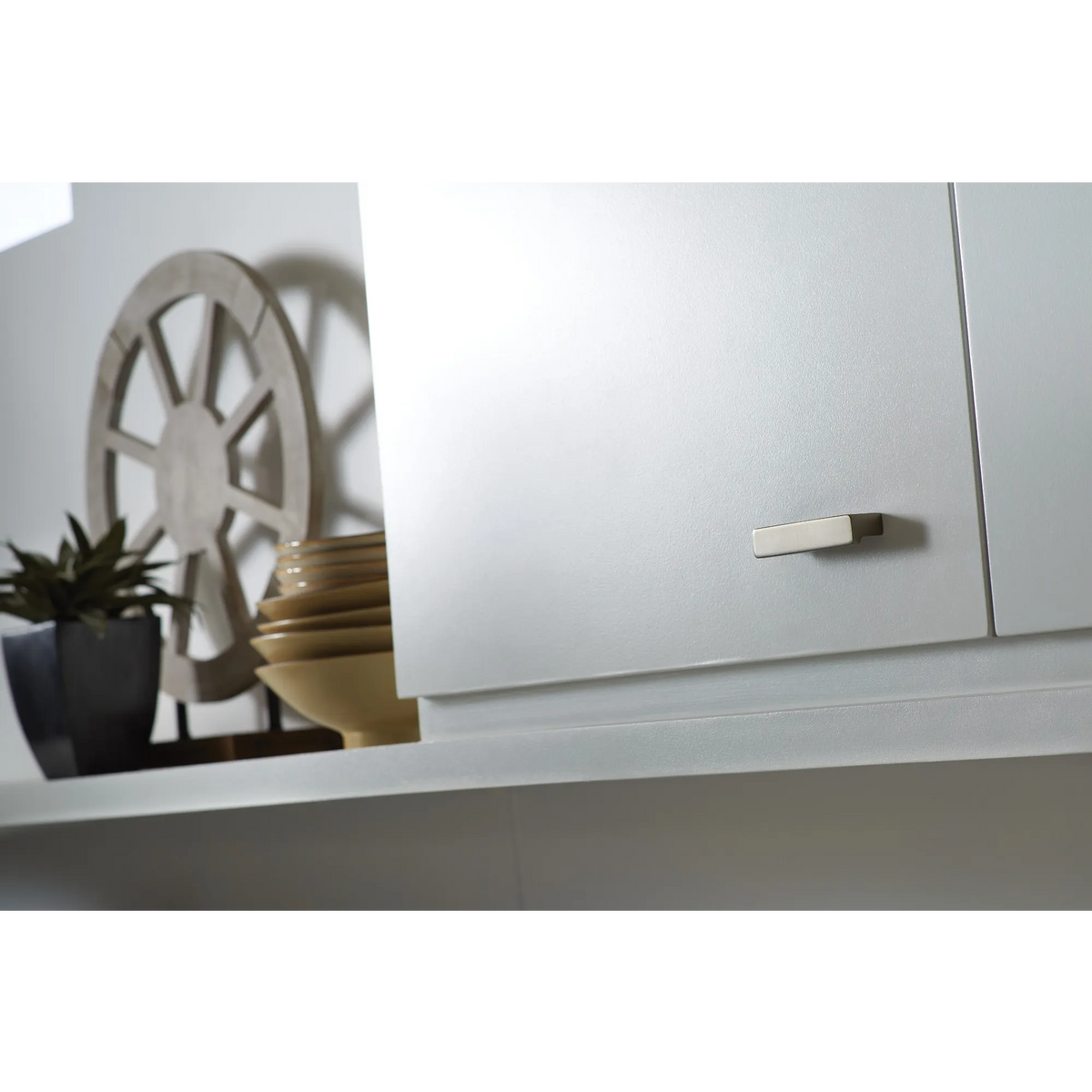 Moen 90 Degree Drawer Pull YB8807 in Brushed Nickel (YB8807BN) - view 4