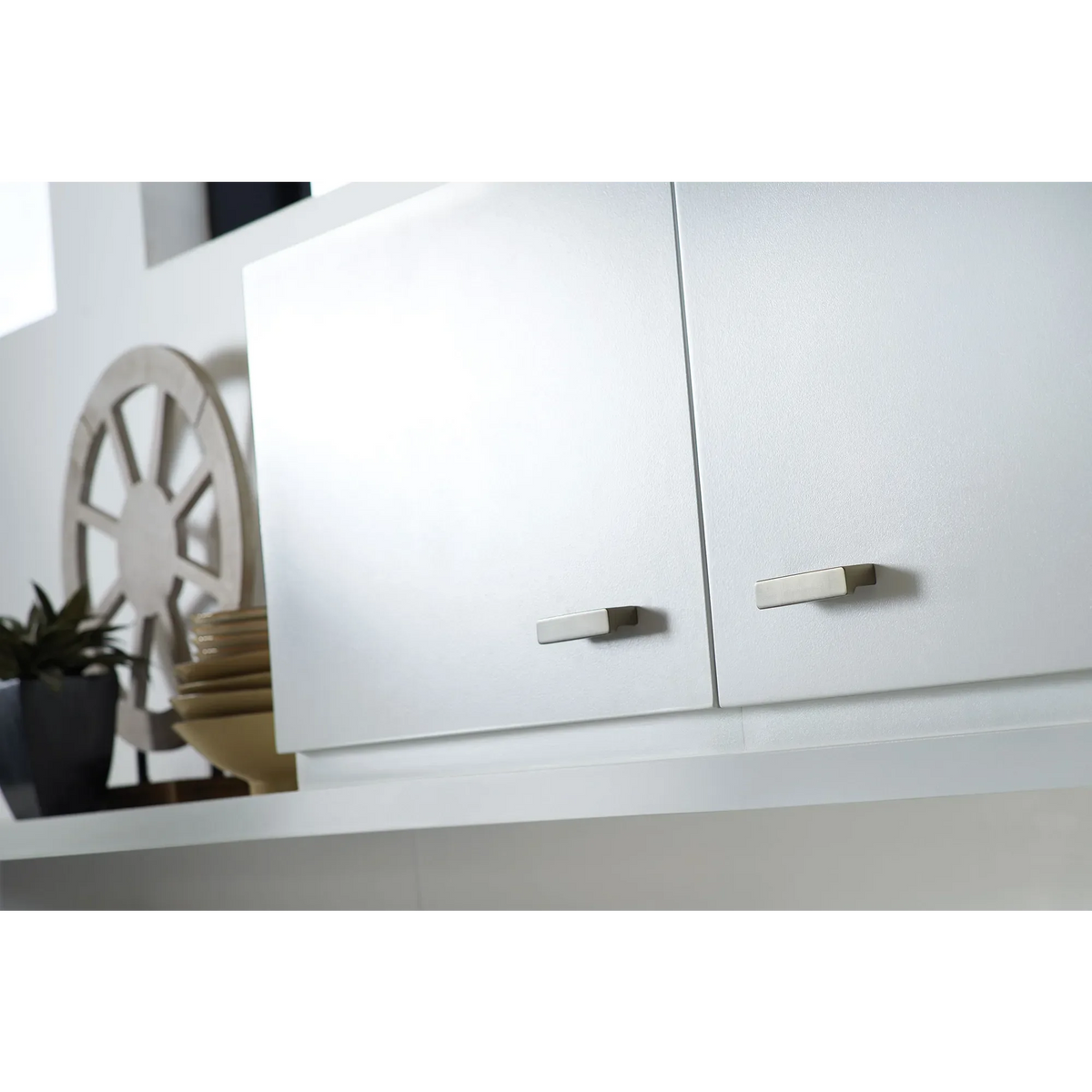 Moen 90 Degree Drawer Pull YB8807 in Brushed Nickel (YB8807BN) - view 5