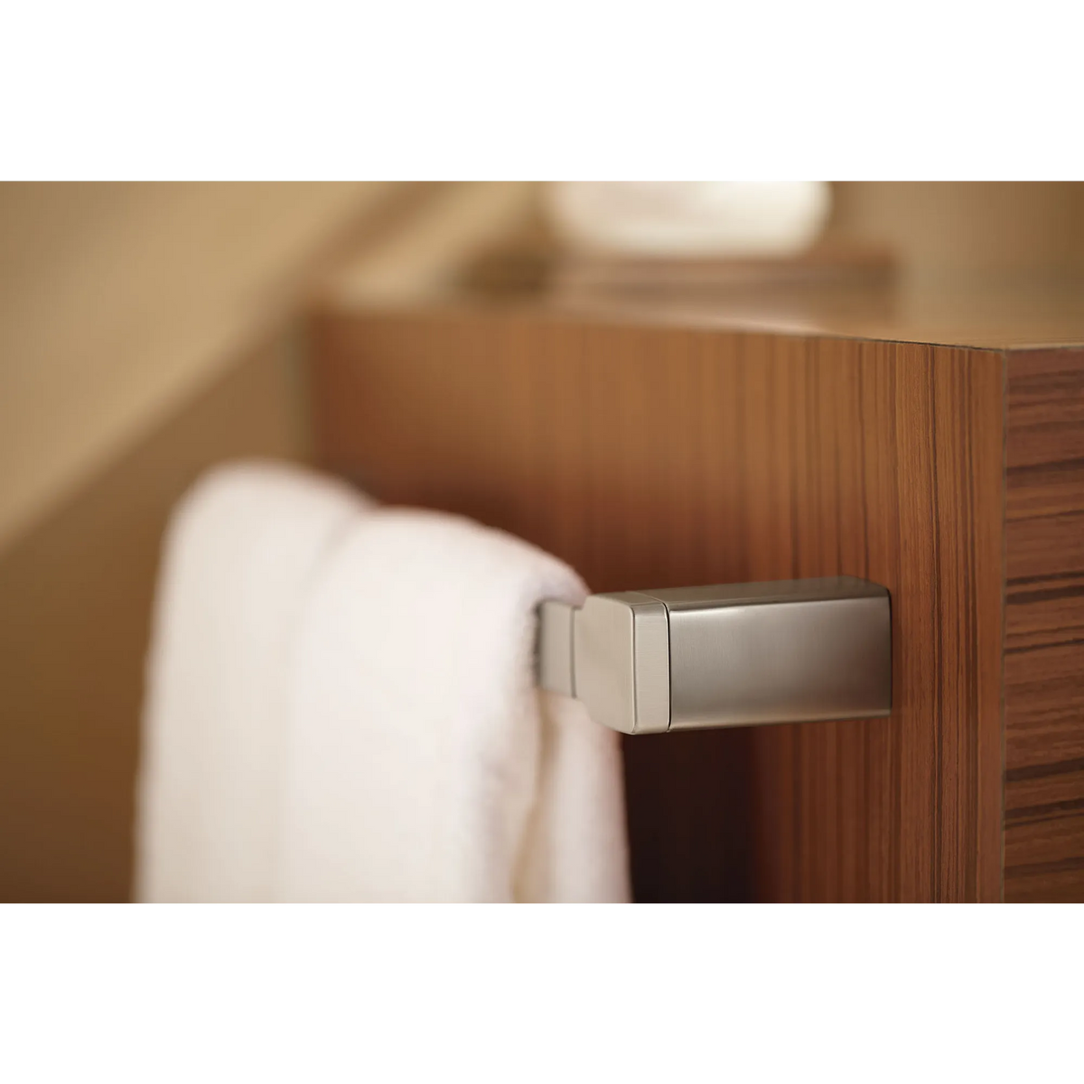 Moen 90 Degree 18" Towel Bar YB8818 in Brushed Nickel (YB8818BN) - view 3