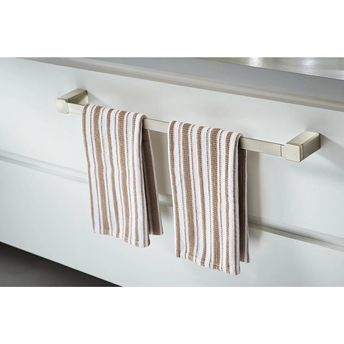 Moen 90 Degree 18" Towel Bar YB8818 in Brushed Nickel (YB8818BN) - view 6