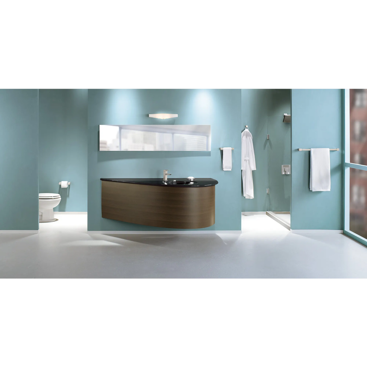 Moen 90 Degree Hand Towel Bar YB8886 in Brushed Nickel (YB8886BN) - view 7