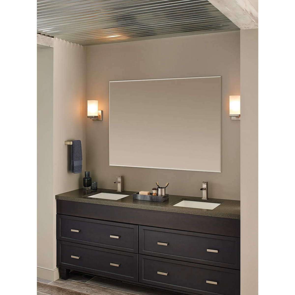 Moen 90 Degree One Globe Bath Light YB8861 in Brushed Nickel (YB8861BN) - view 5