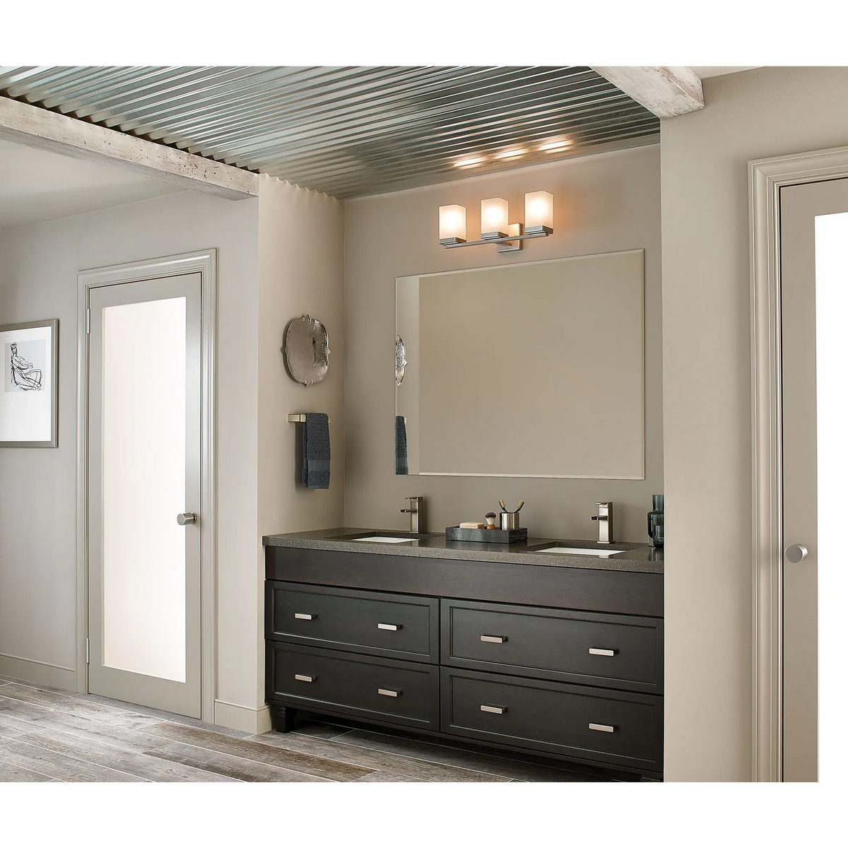 Moen 90 Degree Drawer Pull YB8807 in Brushed Nickel (YB8807BN) - view 7