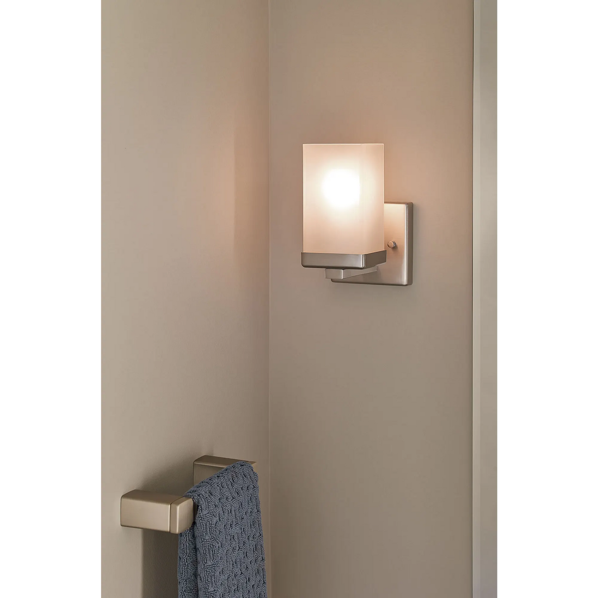 Moen 90 Degree One Globe Bath Light YB8861 in Brushed Nickel (YB8861BN) - view 6