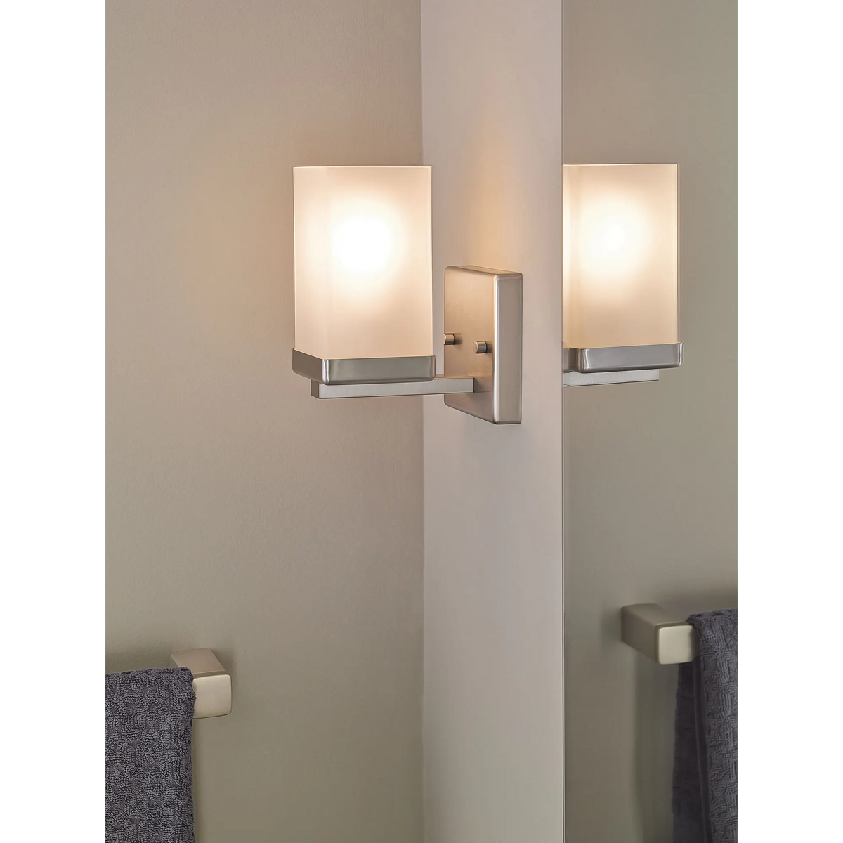 Moen 90 Degree Hand Towel Bar YB8886 in Brushed Nickel (YB8886BN) - view 5