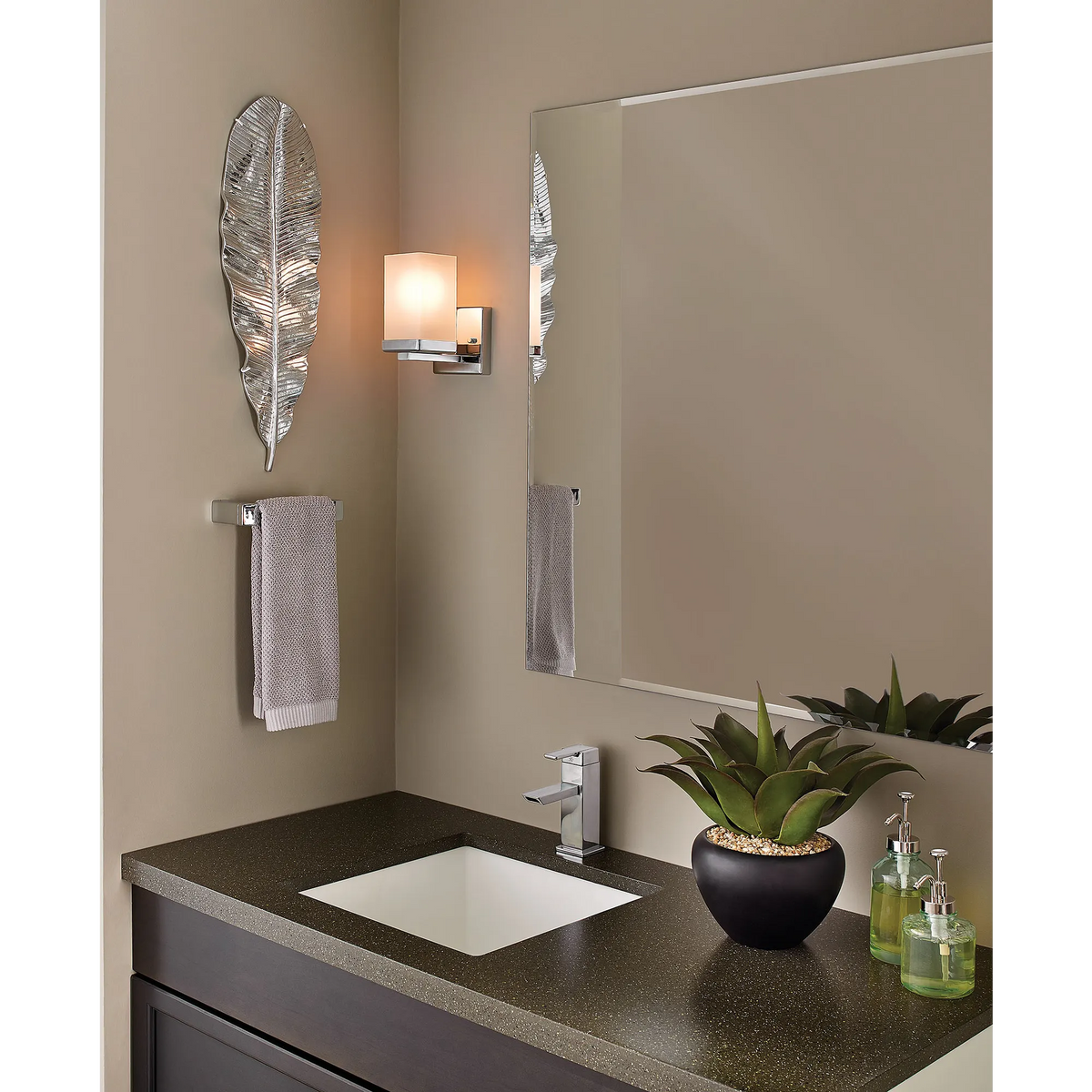 Moen 90 Degree One Globe Bath Light YB8861 in Chrome (YB8861CH) - view 2
