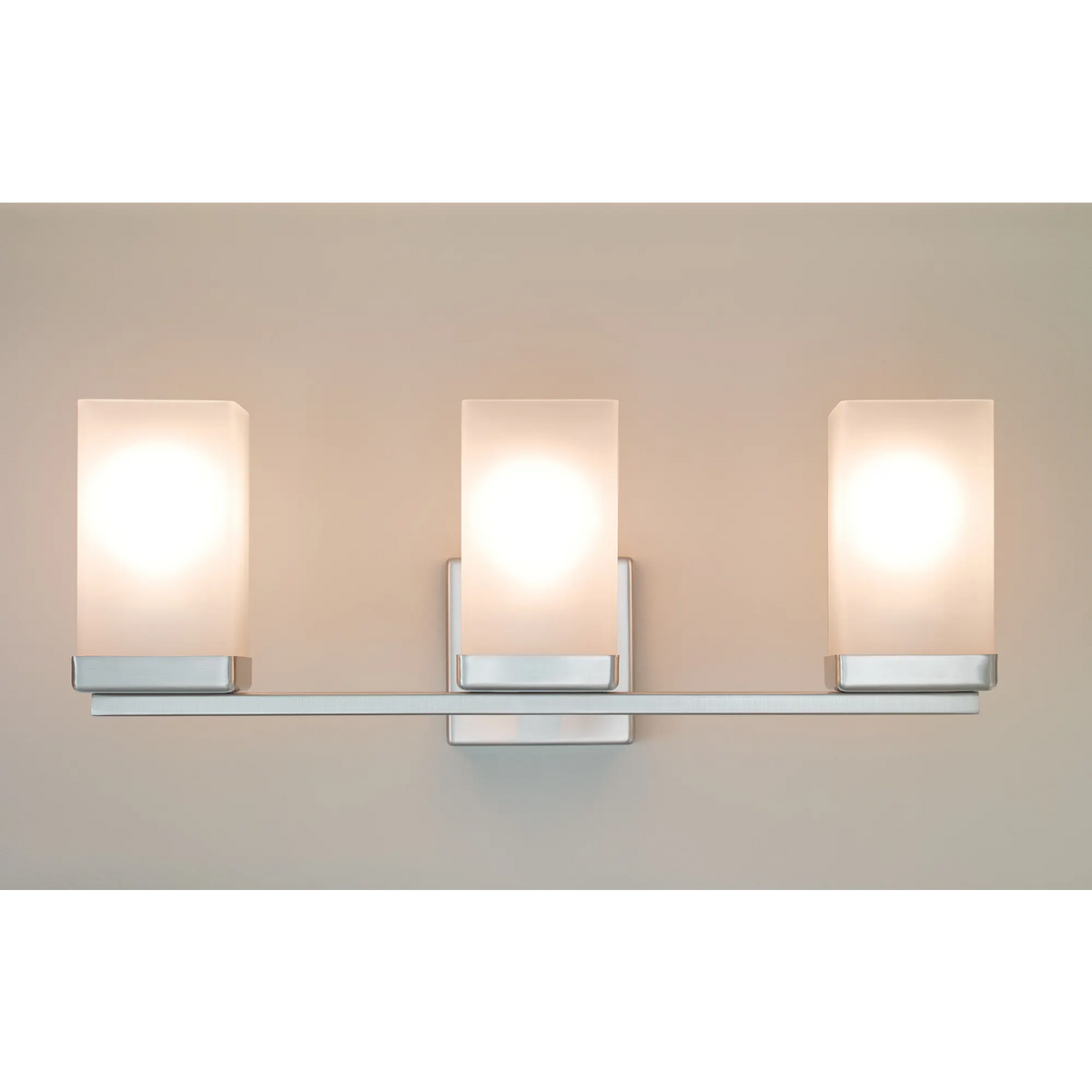 Moen 90 Degree Three Globe Bath Light YB8863 in Brushed Nickel (YB8863BN) - view 5