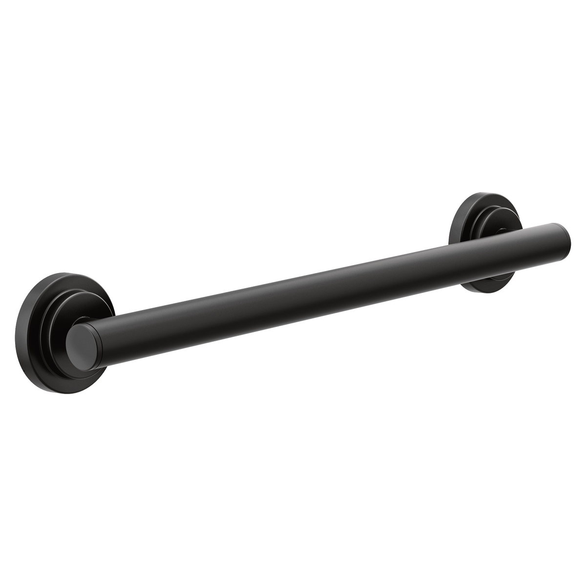 Moen Iso 18" Designer Grab Bar YG0718 in Matte Black (YG0718BL)