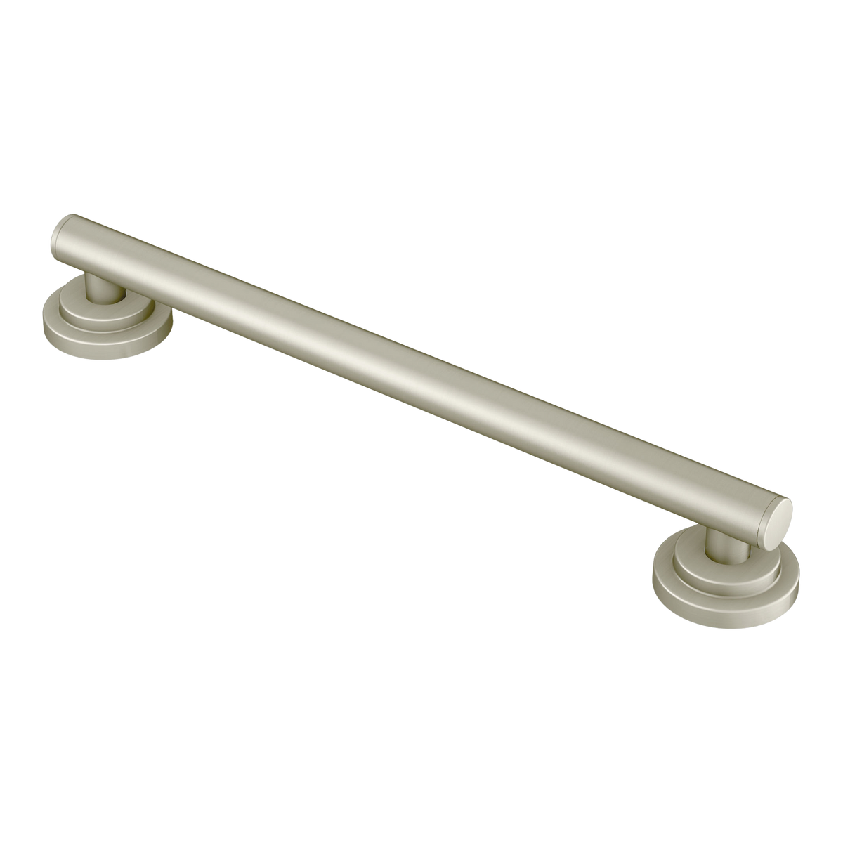 Moen Iso 24" Designer Grab Bar YG0724 in Brushed Nickel (YG0724BN)
