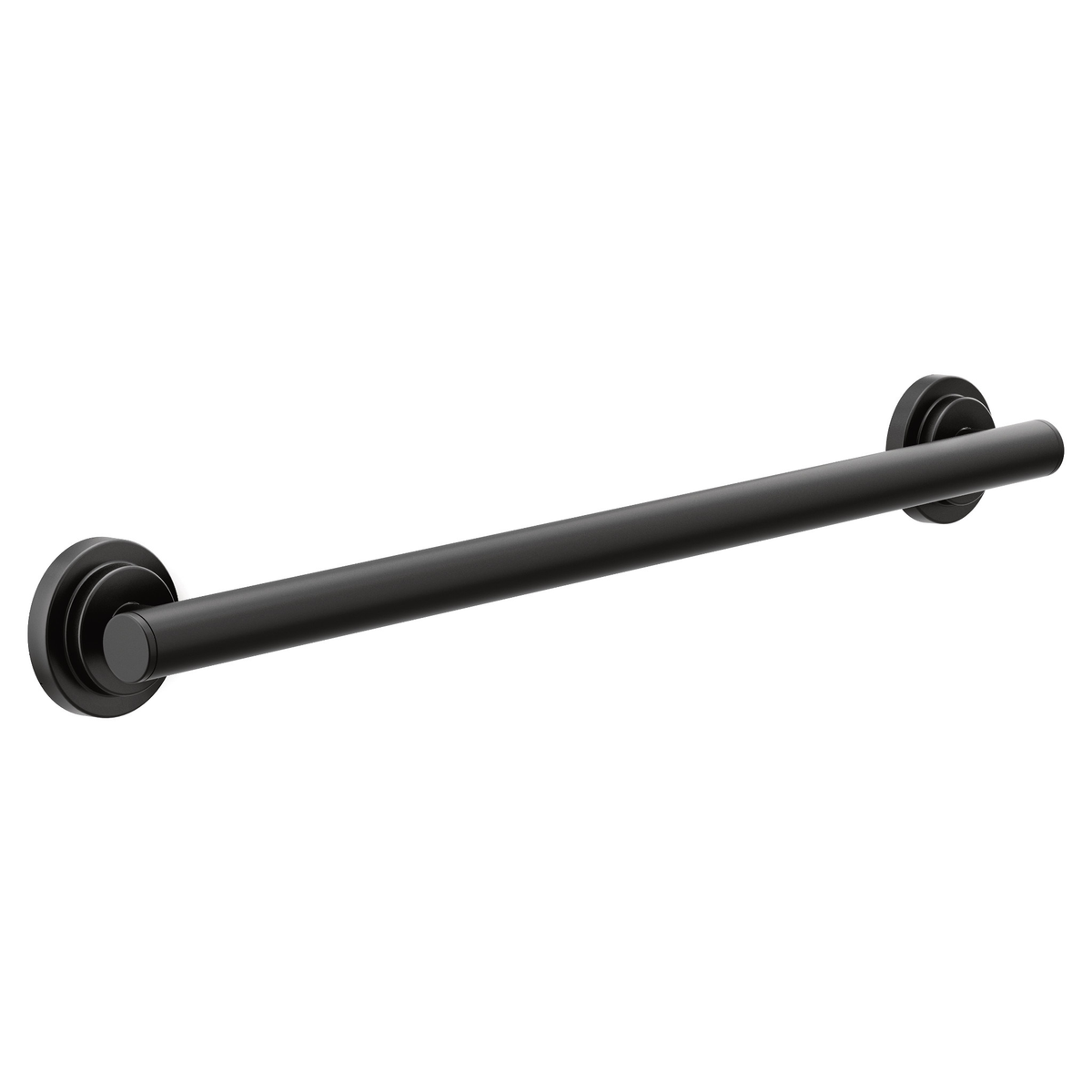 Moen Iso 24" Designer Grab Bar YG0724 in Matte Black (YG0724BL)