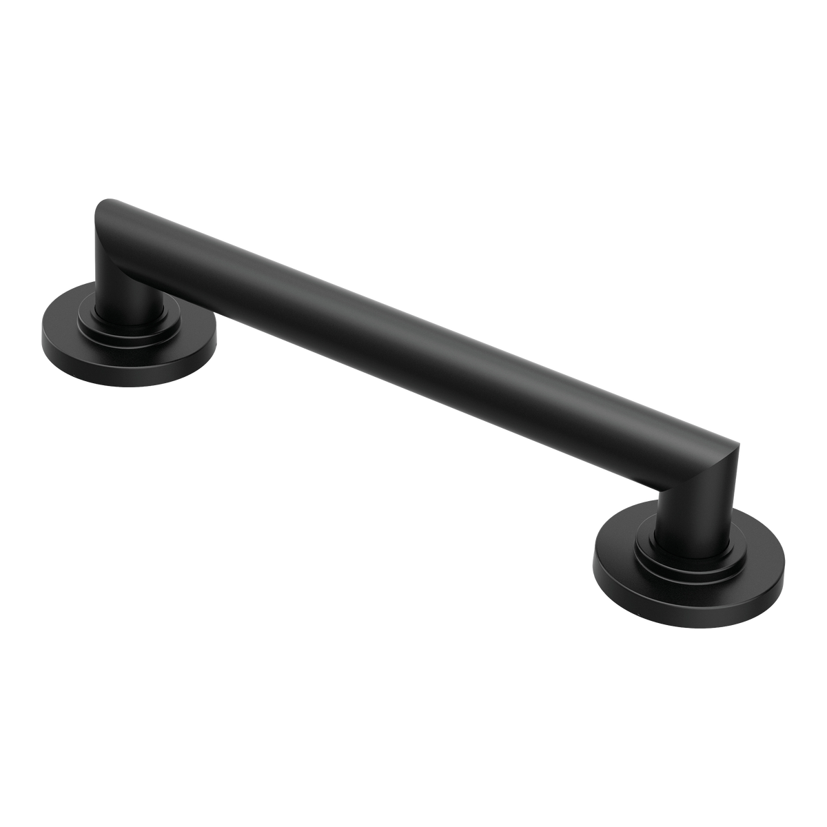 Moen Arris 12" Designer Grab Bar YG0812 in Matte Black (YG0812BL)