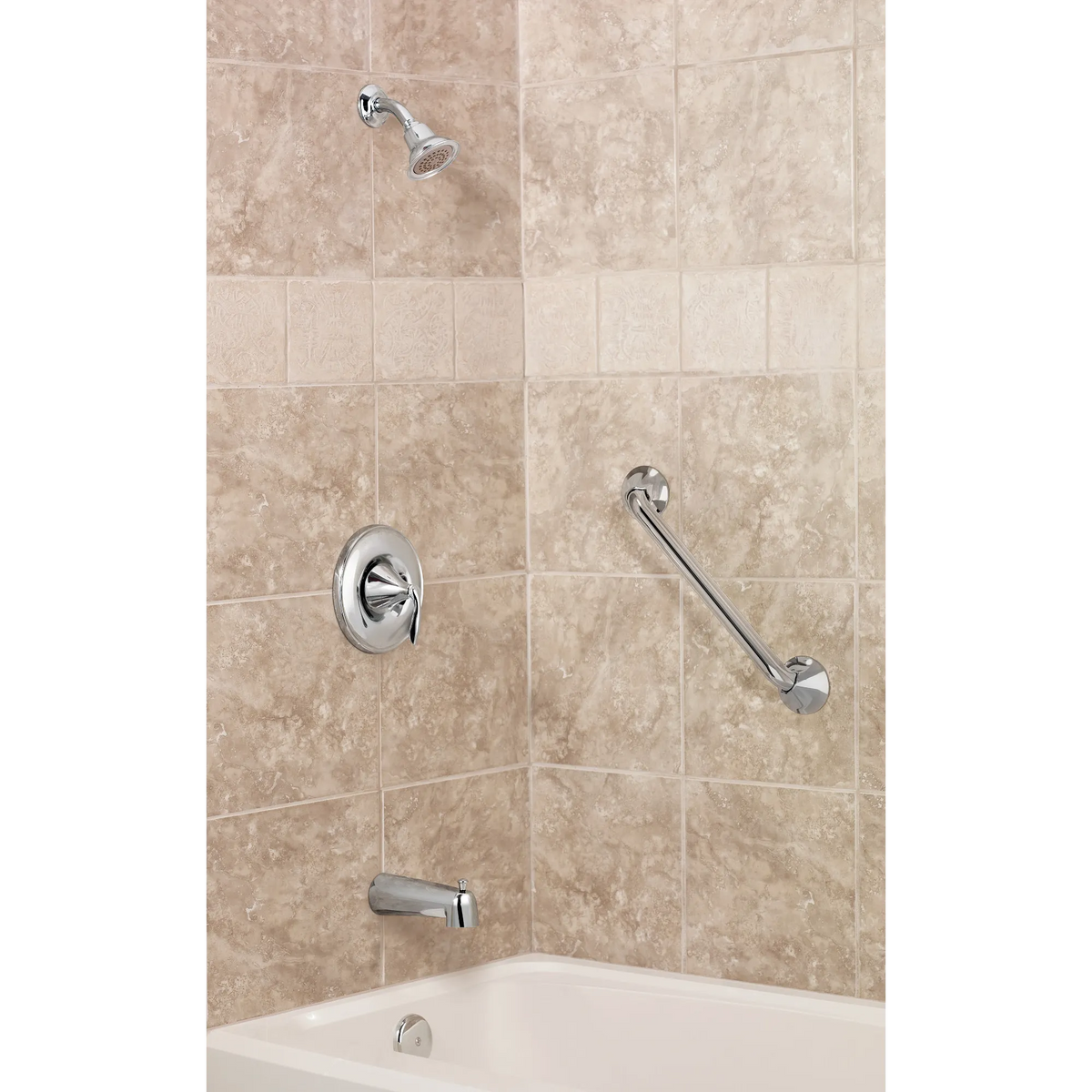 Moen Eva 12" Designer Grab Bar YG2812 in Chrome (YG2812CH) - view 8