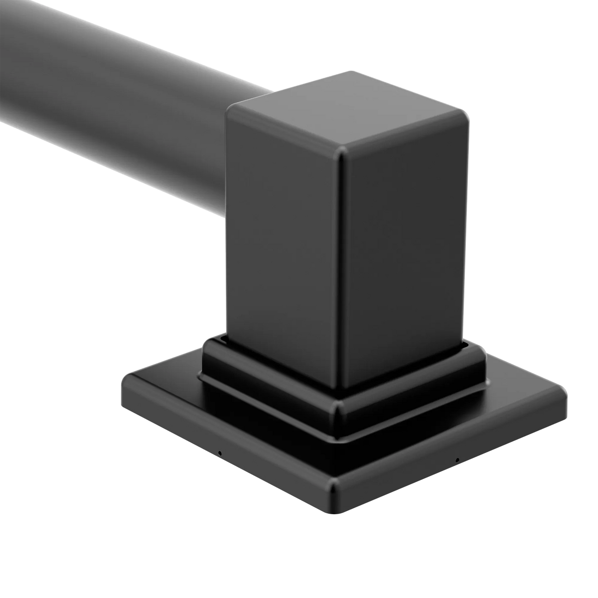 Moen 90 Degree 12" Designer Grab Bar YG8812 in Matte Black (YG8812BL) - view 2
