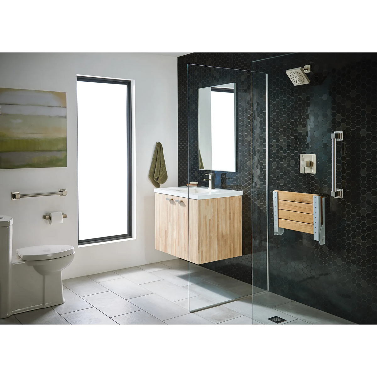 Moen 90 Degree Posi-Temp Shower Only TS2712 in Brushed Nickel (TS2712BN) - view 4
