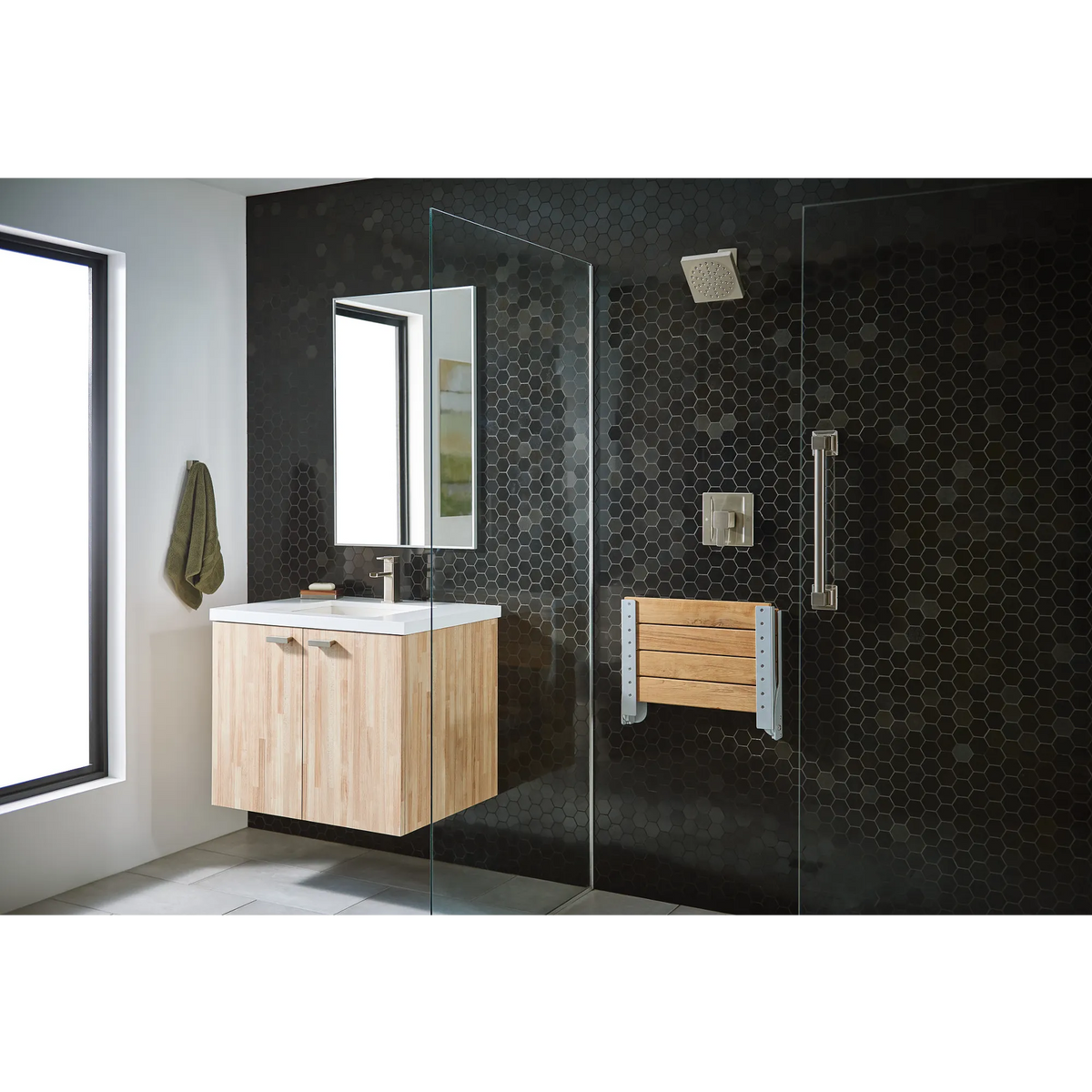 Moen 90 Degree Posi-Temp Shower Only TS2712 in Brushed Nickel (TS2712BN) - view 3