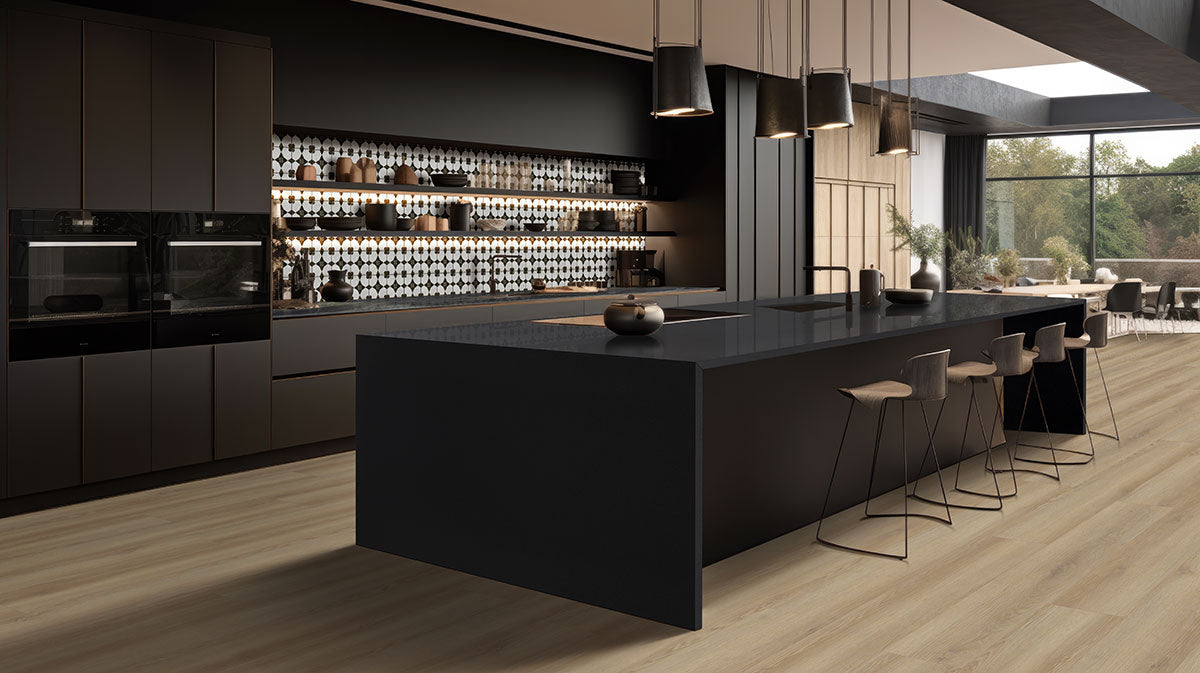 MSI Zaria Sak 8 x 8 Matte Porcelain tile (NZARSAK8X8) – MSI room scene (kitchen)