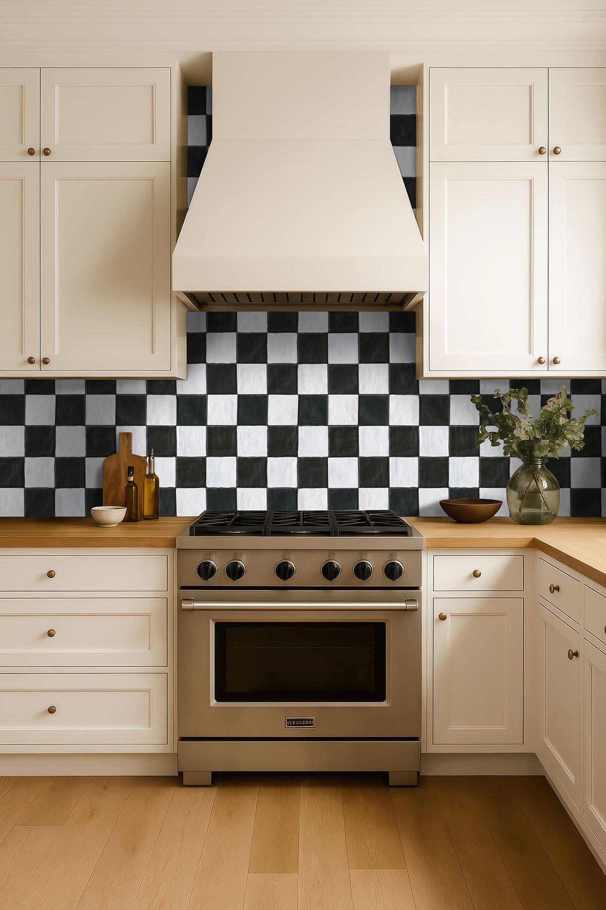 MSI Zest Midnight 4 x 4 Satin Ceramic tile (NZESMID4X4S) – MSI room scene (kitchen)