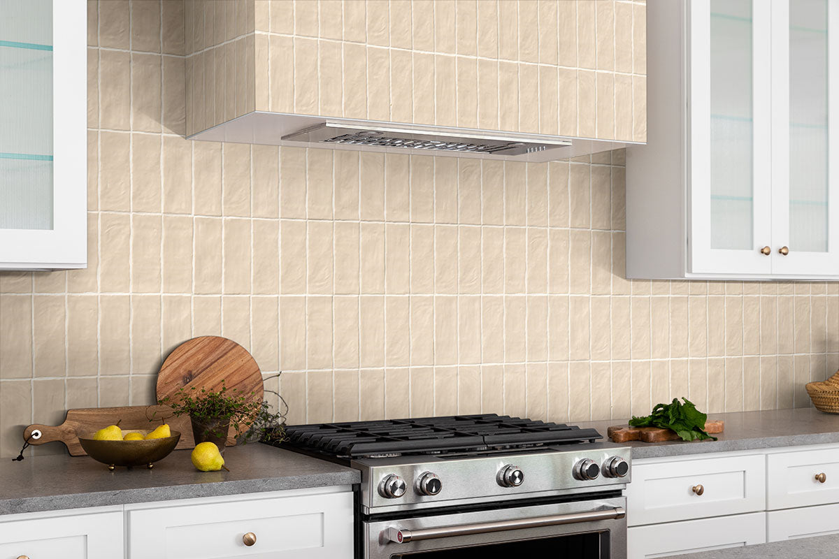 MSI Zest Sand 4 x 4 Satin Ceramic tile (NZESSAN4X4S) – MSI room scene (kitchen)