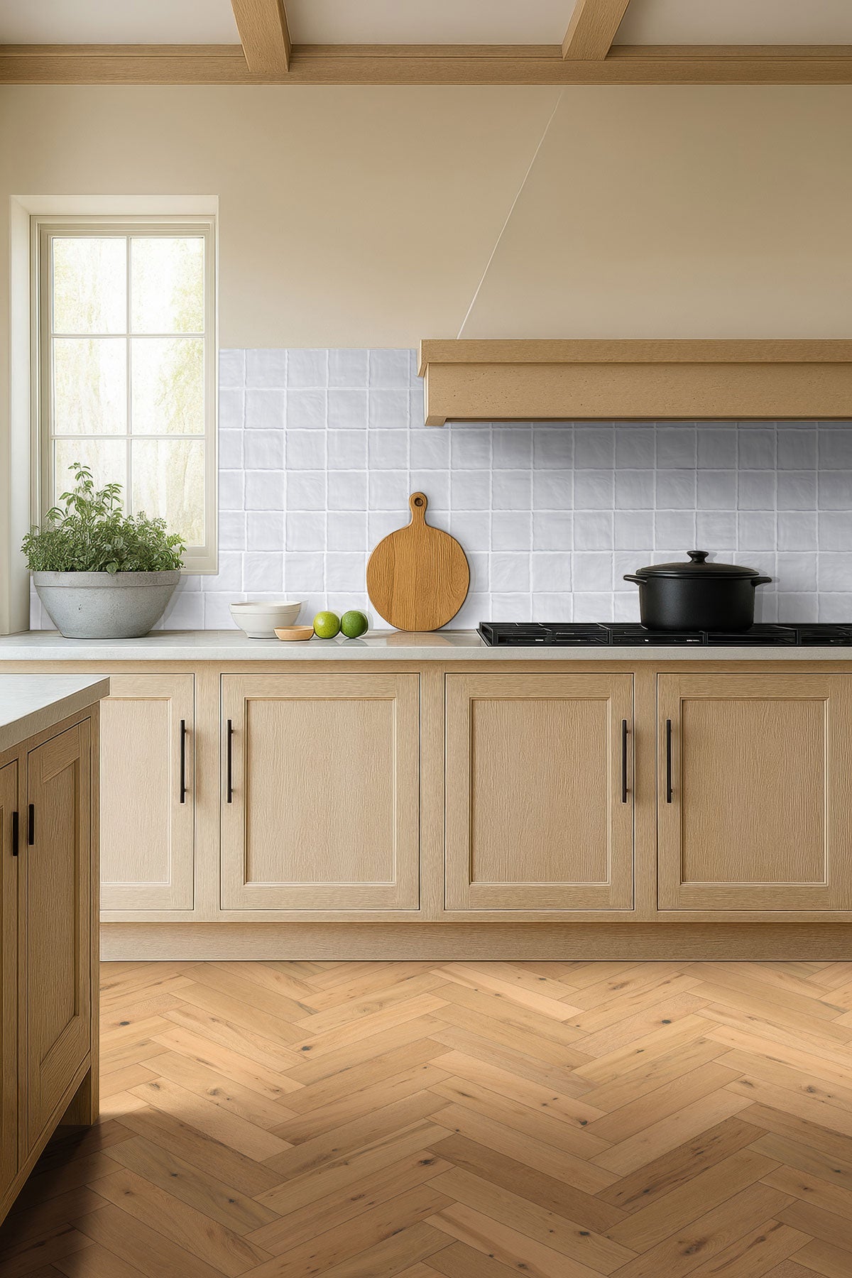 MSI Zest Star 4 x 4 Satin Ceramic tile (NZESSTA4X4S) – MSI room scene (kitchen)