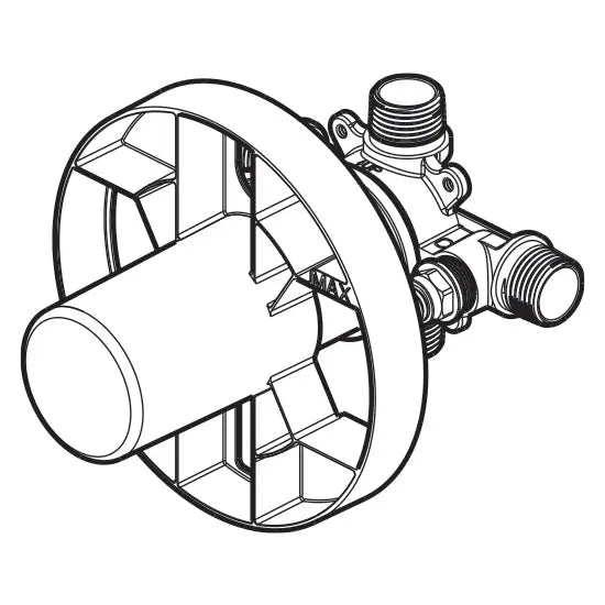 Kalia 1/2" Pressure Balance Valve with ABS Protective Cover Kalia