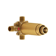 Kalia 2-Way AQUATONIK Type T/P 1/2" Coaxial Valve with Diverter (Generation 1.5) Chrome Kalia