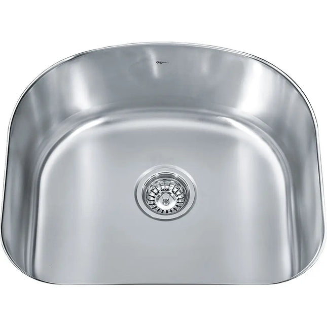 Kindred Reginox 23" x 20.5" Undermount Kitchen Sink, Single Bowl, Stainless Steel NX2123U-9 Kindred