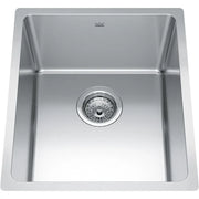 Kindred Brookmore 15.56" x 18" Undermount Single Bowl Stainless Steel Kitchen Sink BSU1816-9 Kindred