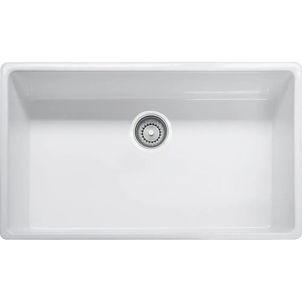 Franke Manor House 19.5" X 16" Fireclay Apron Front Single Bowl Sink White Franke