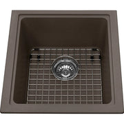 Kindred Mythos 16.75" x 18.12" Single Bowl Undermount Granite Sink Granite Storm KGS3U-8SM Kindred