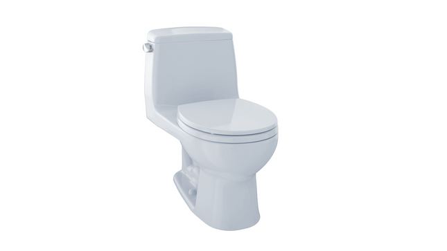 Toto Eco-ultramax 1.28gpf Round Front Toilet With Seat-MS853113E#01 Toto
