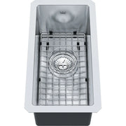 Kindred Single Bowl 10" x 19" Undermount Sink With Bottom Grid Stainless Steel KCUS8A-8-10BG Kindred