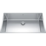 Kindred Brookmore 32.5" x 18.12" Undermount Single Bowl Stainless Steel Kitchen Sink BSU1832-9 Kindred