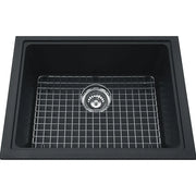 Kindred Mythos 23" x 18" Single Bowl Undermount Granite Sink Onyx KGS2U-8ON Kindred