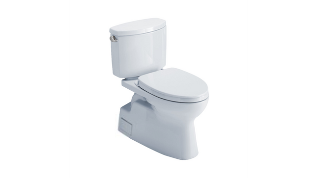 Toto Vespin II Two-piece Toilet, Elongated Bowl - 1.28 GPF - Washlet+ Connection Toto