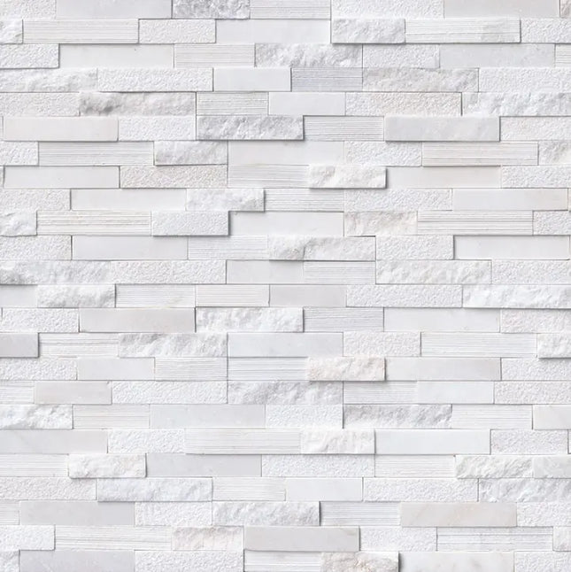 MSI SURFACES ARCTIC WHITE MULTI FINISH 6X24 PANEL (Sold Per Box) LPNLMARCWHI624-MULTI MSI Surfaces