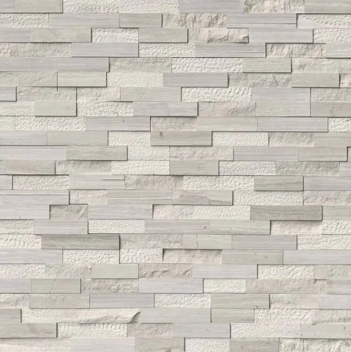 MSI SURFACES WHITE OAK MULTI SPLITFACE 6x24 PANEL  (Sold Per Box) LPNLMWHIOAK624-MULTI MSI Surfaces