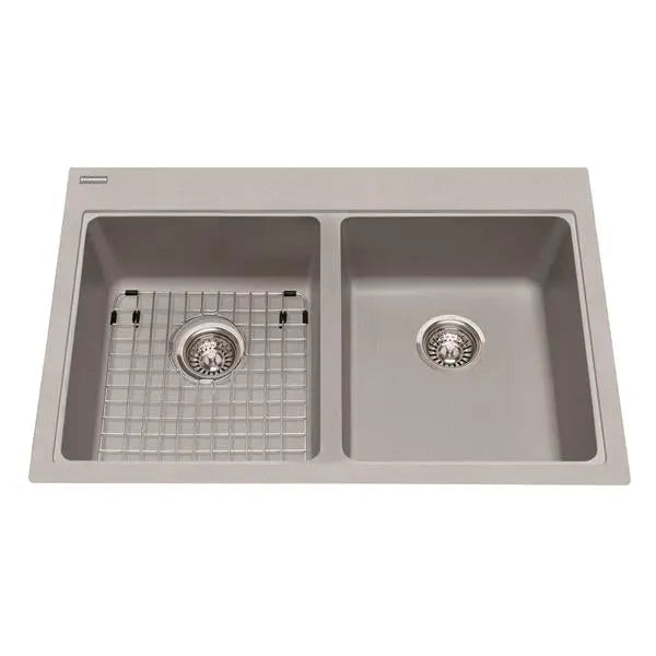 Franke Cube 31.5" X 17.75" Double Bowl Undermount Kitchen Sink Stainless Steel Franke