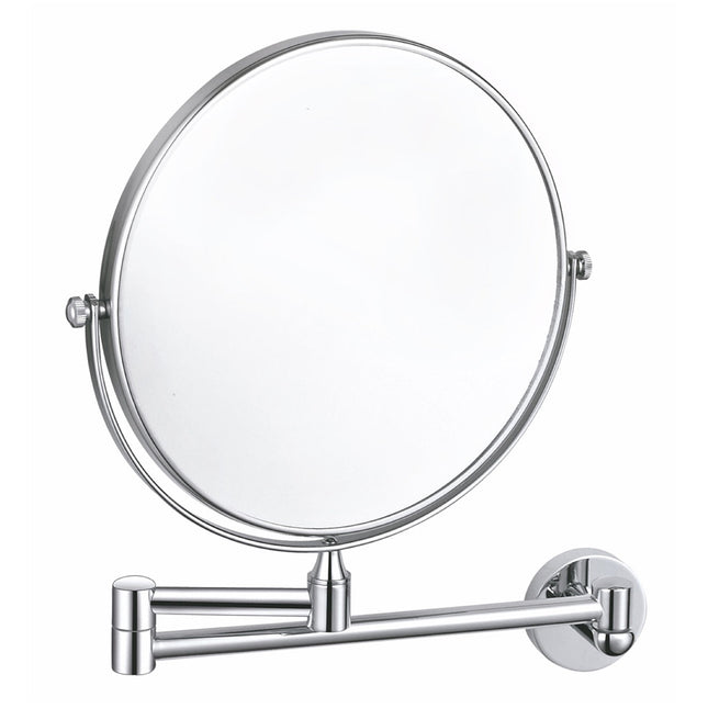 Kube Bath Aqua Rondo by Kubebath Two-sided Swivel Wall Mount Mirror – Chrome Kube Bath