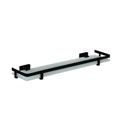 Kube Bath Aqua Plato Black Glass Shelf Kube Bath