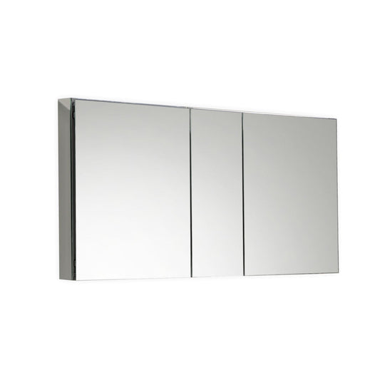 Kube Bath 50 Inch Wide Mirrored Bathroom Medicine Cabinet
