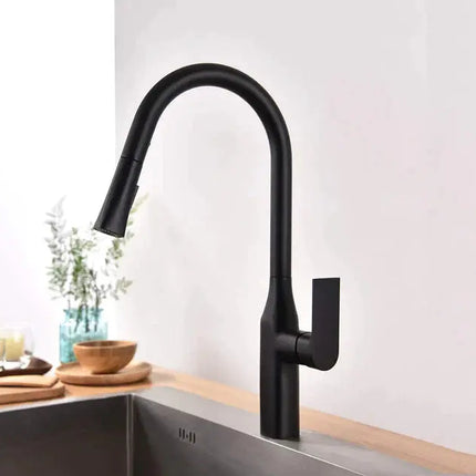 Kodaen Timelyss Pull-Down Dual Spray Kitchen Faucet F23134-MB Kodaen