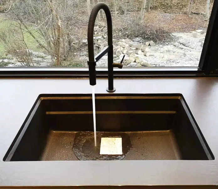 Kodaen Brizo Pull-Out Dual Spray Kitchen Faucet F25304-MB Kodaen