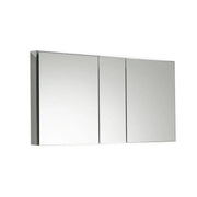 Kube Bath 50 Inch Wide Mirrored Bathroom Medicine Cabinet - Plumbing Market