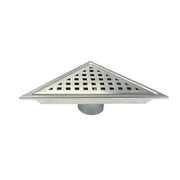 Kube Bath 6.5" Triangle Stainless Steel Pixel Grate Shower Drain - Plumbing Market