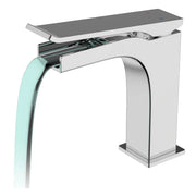 Kube Bath Aqua Cascata 6" Single Lever Bathroom Vanity Faucet – Chrome - Plumbing Market