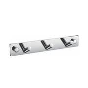 Kube Bath Aqua Chiaro Robe Hook With 3 Hooks – Chrome - Plumbing Market