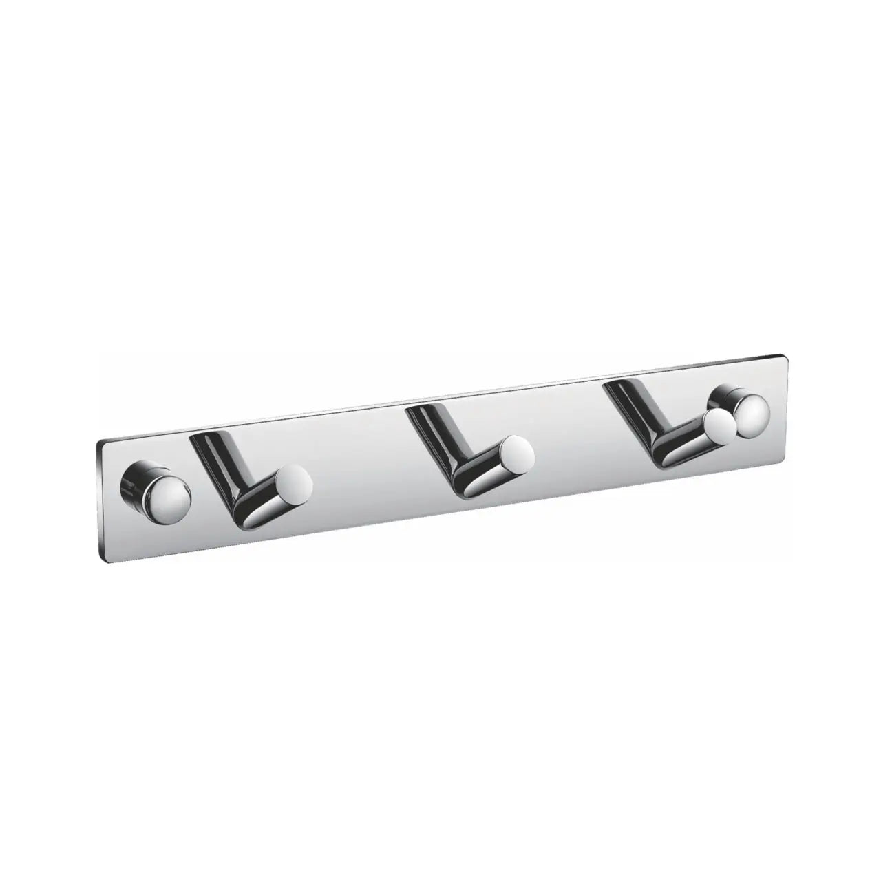 Kube Bath Aqua Chiaro Robe Hook With 3 Hooks – Chrome - Plumbing Market