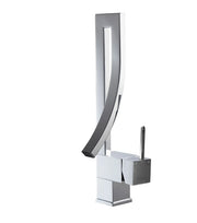 Kube Bath Aqua Elegance Single Lever Wide Spread Bathroom Vanity Faucet – Chrome - Plumbing Market