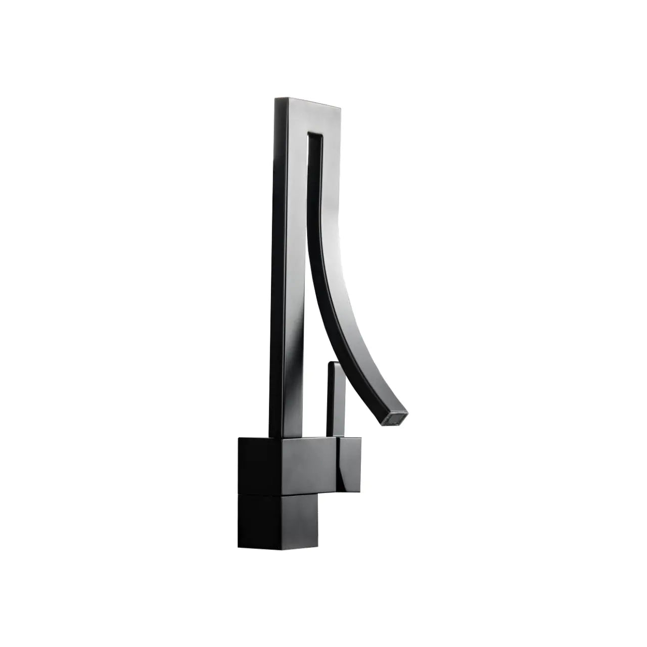Kube Bath Aqua Elegance Single Lever Wide Spread Bathroom Vanity Faucet – Matte Black - Plumbing Market